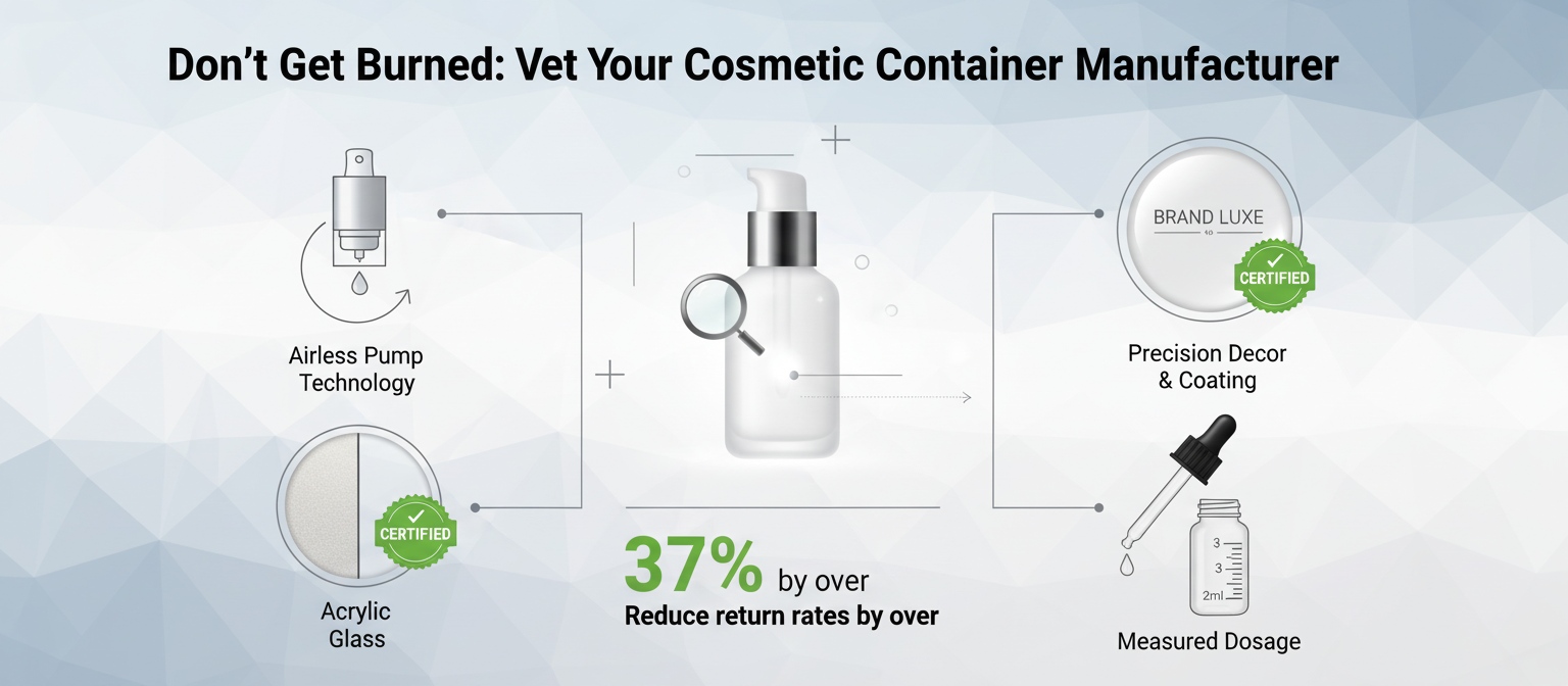 Don’t Get Burned: Vet Your Cosmetic Container Manufacturer