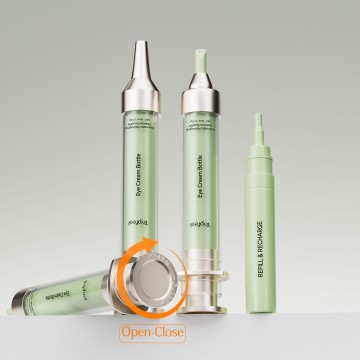 TE26 10ml Airless Syringe Bottle Needle Applicator for Eye Cream
