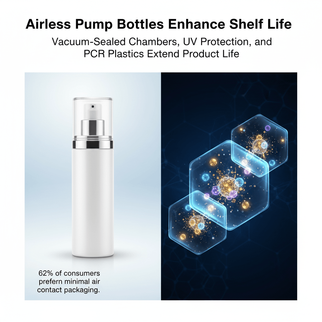 How Airless Pump Bottles Enhance Shelf Life
