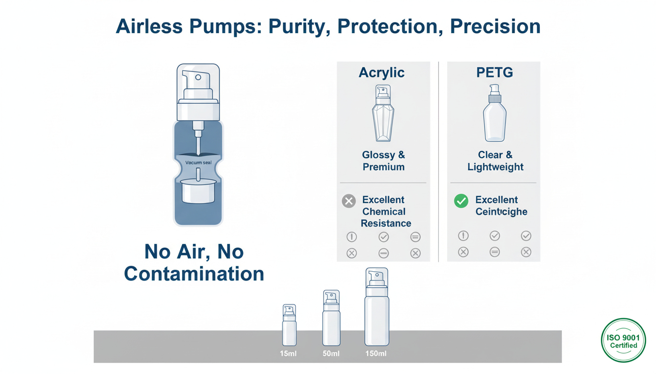 What Are Cosmetic Airless Pumps And How Do They Work?