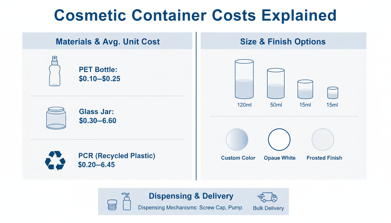 Factors Affecting Cosmetic Bottles And Jars Costs
