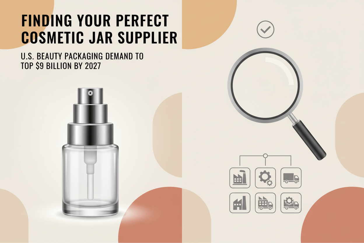 Simple Steps to Find the Right Glass Cosmetic Jars Supplier