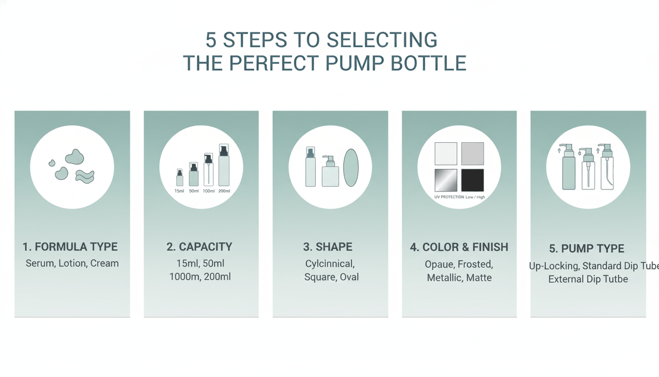 5 Steps To Select The Right Pump Bottle