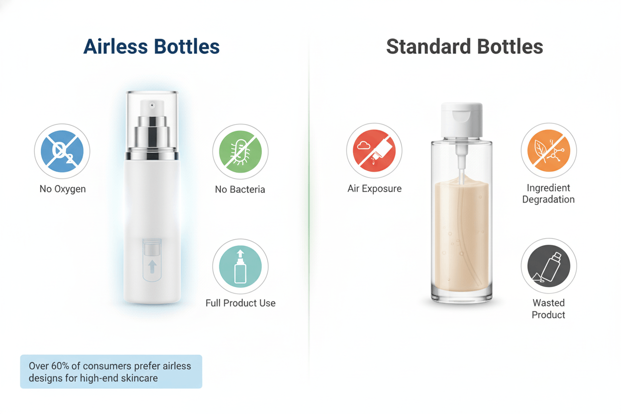 Airless Vs. Standard Bottles
