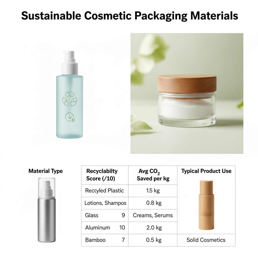 Types Of Sustainable Cosmetic Packaging Materials