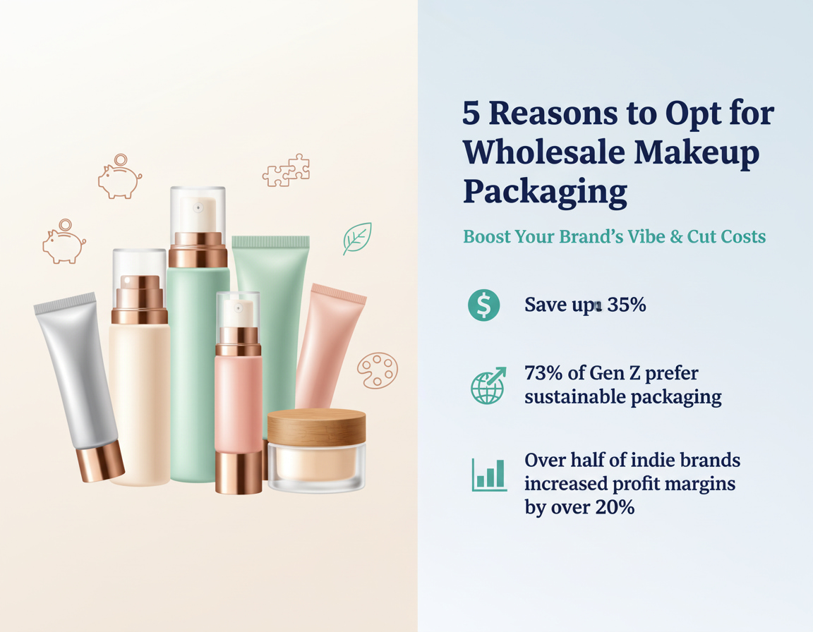 Five Reasons To Opt For Wholesale Makeup Packaging