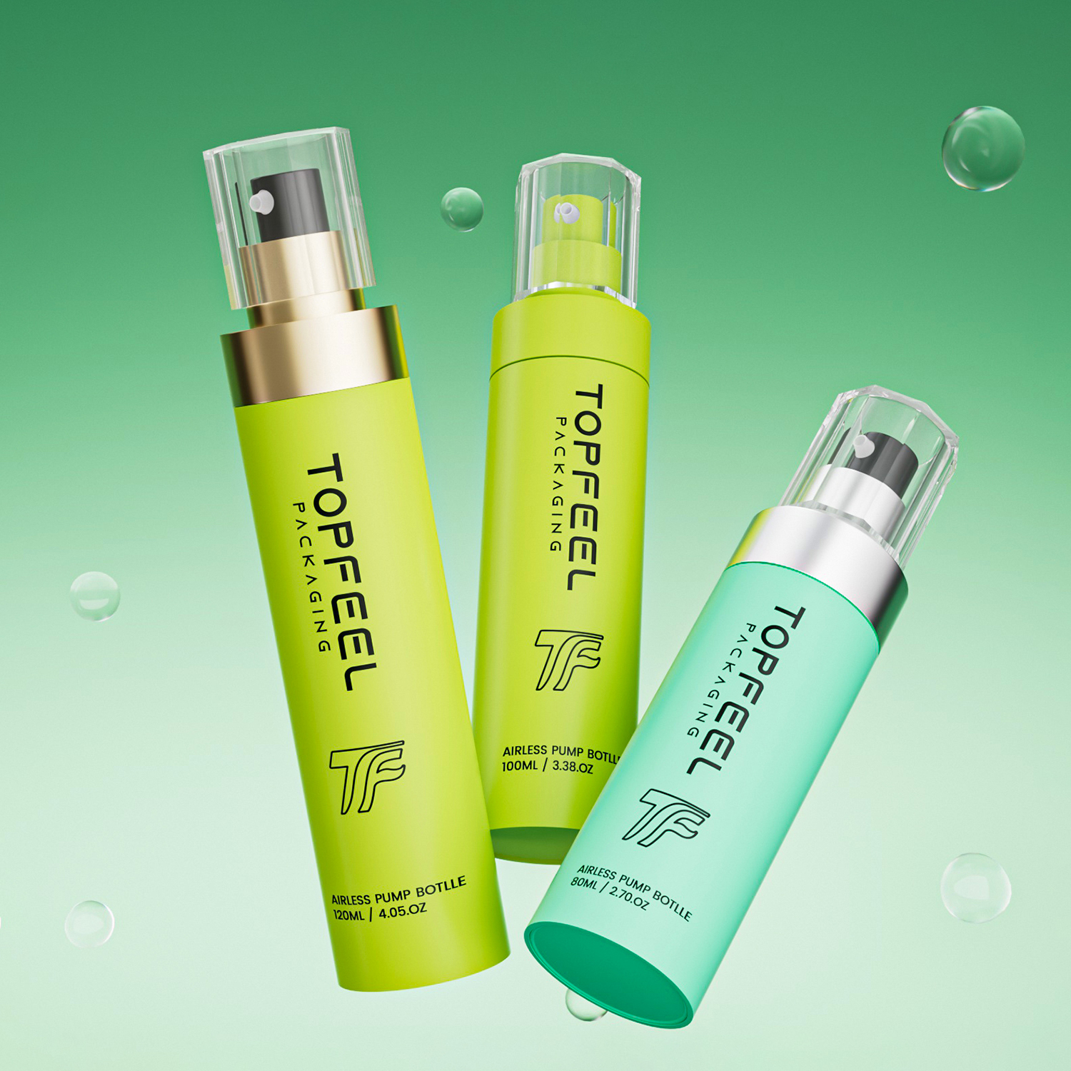 PA159 OEM Refillable Airless Packaging for Skincare Serum Packaging