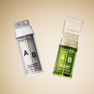 DA17 Custom Dual Chamber Serum Airless Bottle Manufacturer