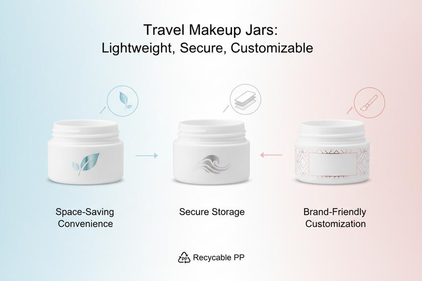 Travel Makeup Jars