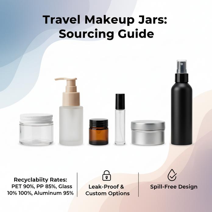 Travel Makeup Jars