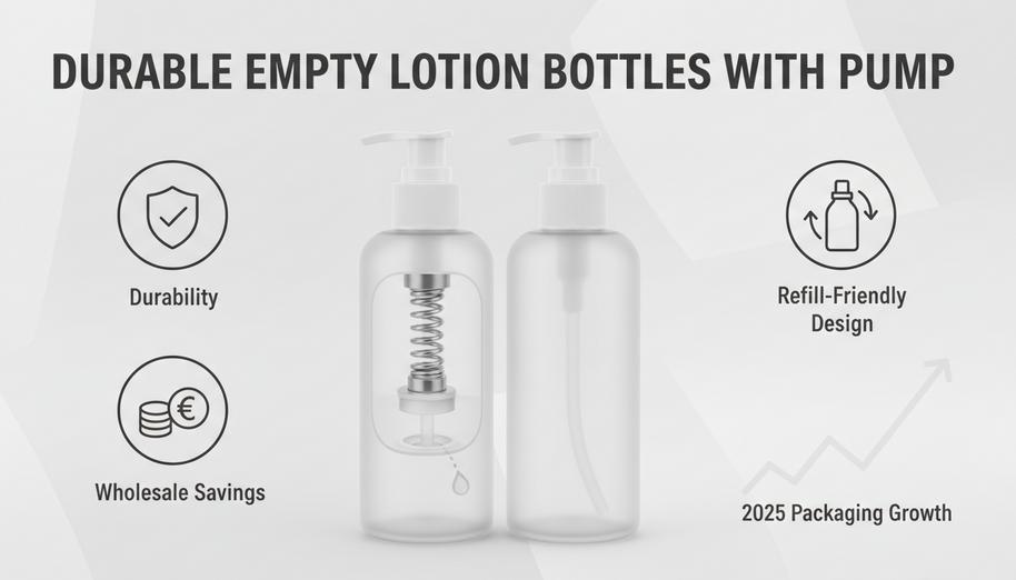 Empty Lotion Bottles with Pump: Wholesale Guide