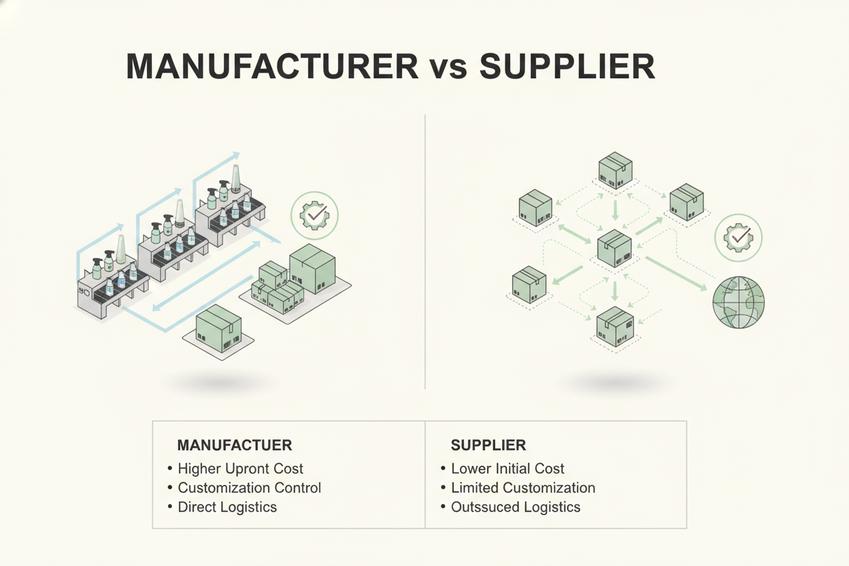 What is the Difference Between a Manufacturer and a Supplier?