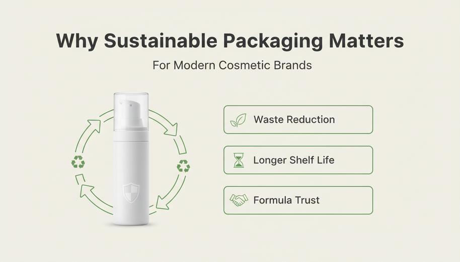 Por que as embalagens sustentáveis ​​são importantes para o desenvolvimento de produtos cosméticos