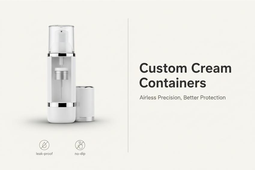 Custom Plastic Cream Jars for Skincare Packaging Projects