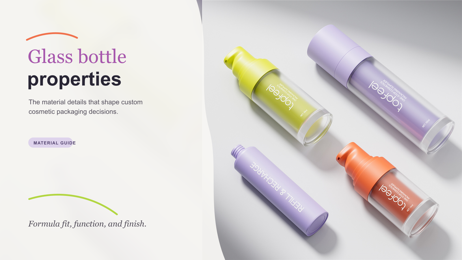 Glass Bottle Properties to Review Before Custom Cosmetic Packaging