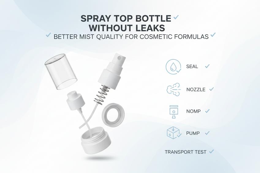 How to Choose a Spray Top Bottle Without Leakage or Poor Mist Quality?