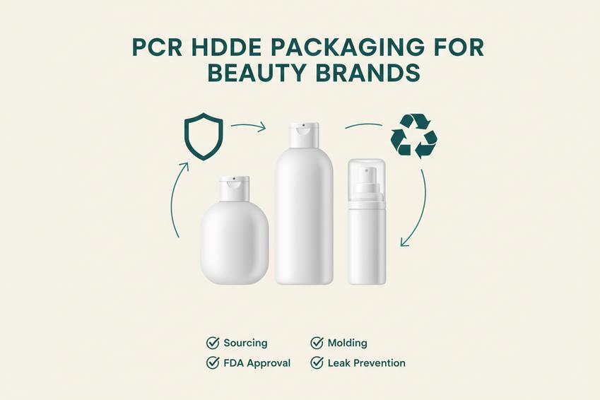 Produtos de plástico HDPE PCR: o que as marcas de beleza precisam saber
