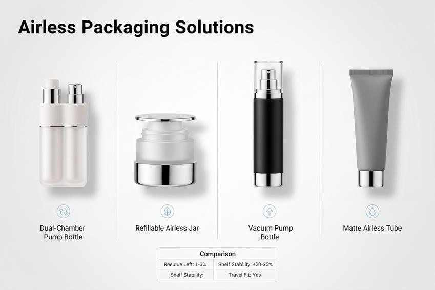 Alles-in-één luchtdichte verpakkingsoplossingen voor cosmetica