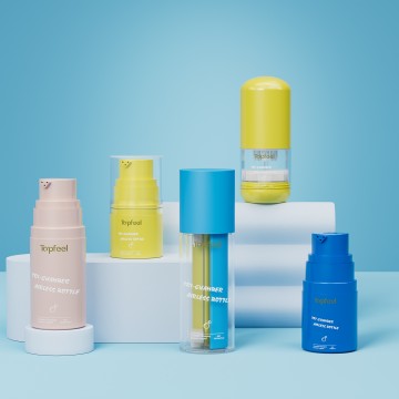 DA12 Tri-Chamber Airless Bottle 3-in-1 Skincare Packaging