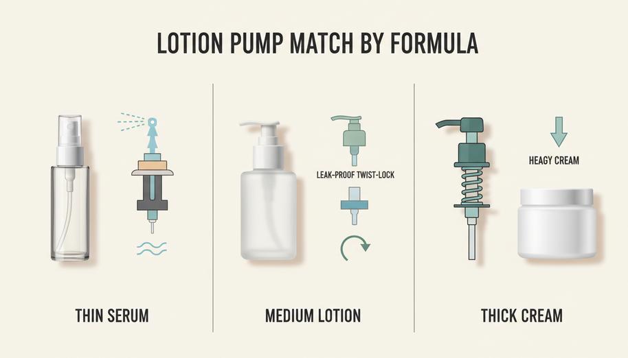 What Should a Lotion Pump Deliver for Different Formula Types?