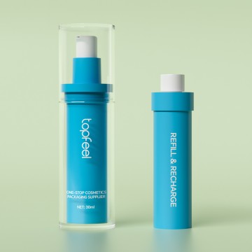 PA137 30ml Refillable Airless Bottle Eco-Friendly Cosmetic Packaging