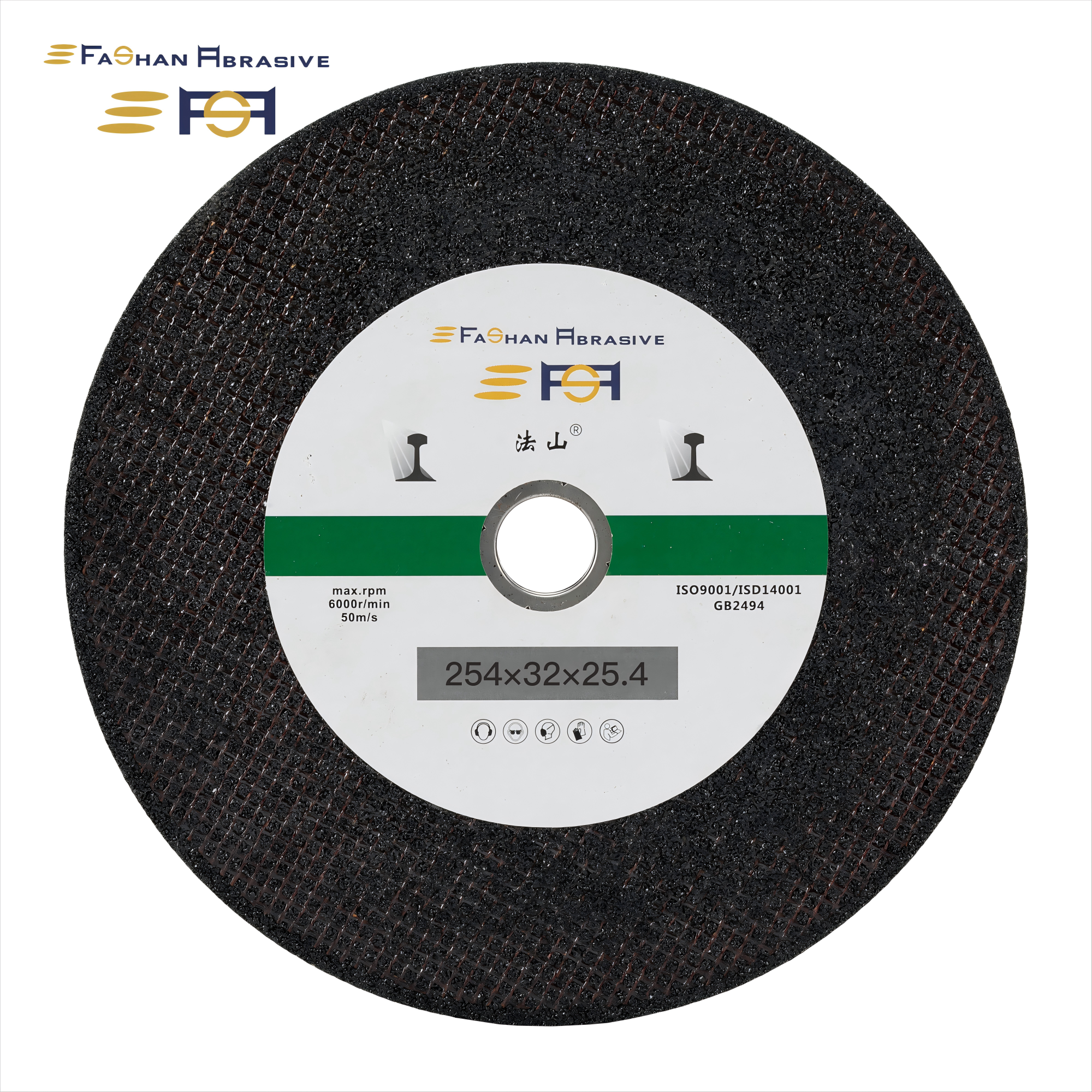 Fashan Rail Grinding Wheel 254mm×32mm×25esq