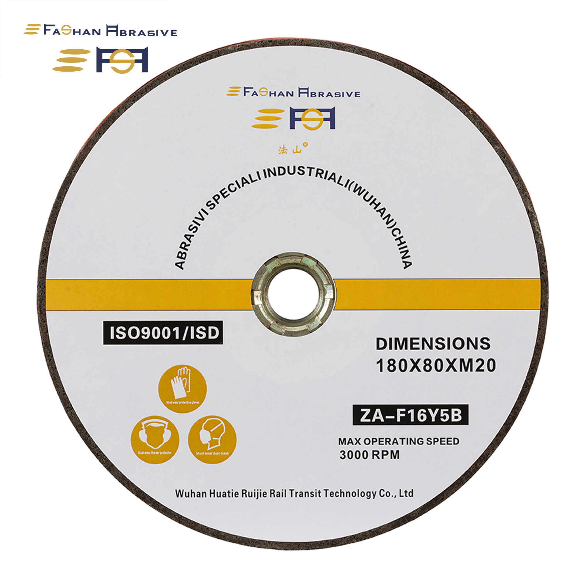 Fashan Rail Grinding Wheel 180×80×M20