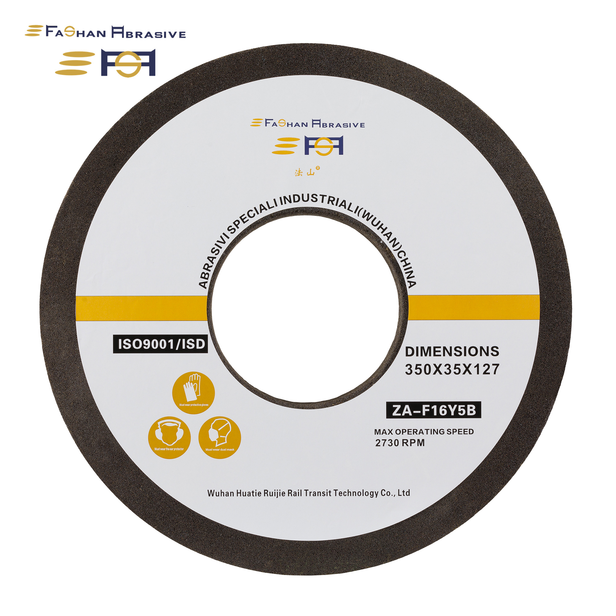 Fashan Rail Grinding Wheel For Grinding Train 350×35×127