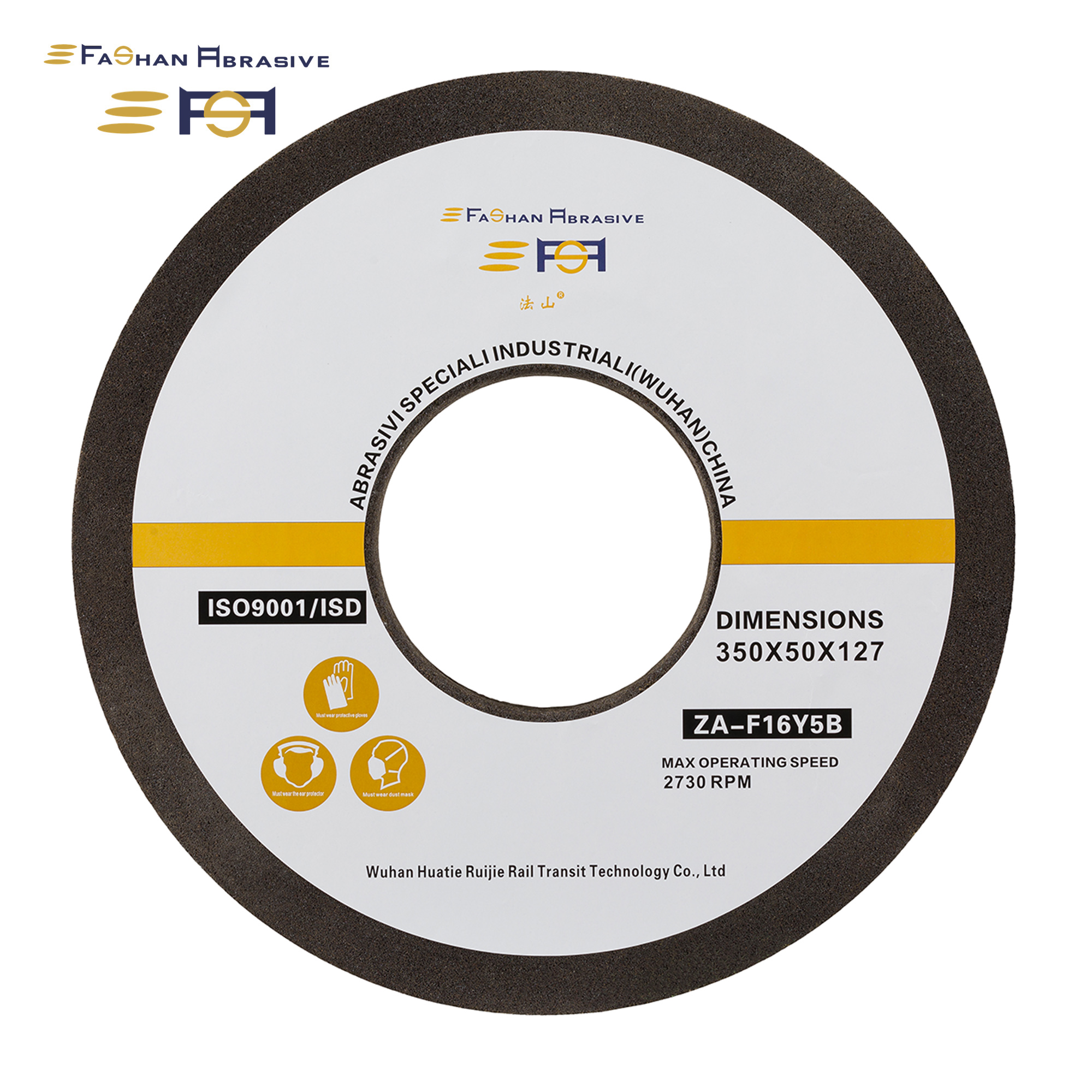 Fashan Rail Grinding Wheel For Grinding Train 350×50×127