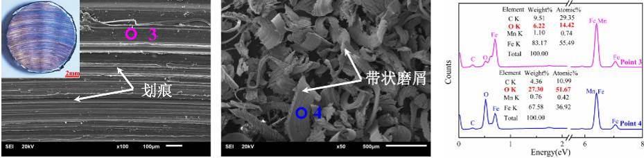 Oxidation behavior of rails during grinding process
