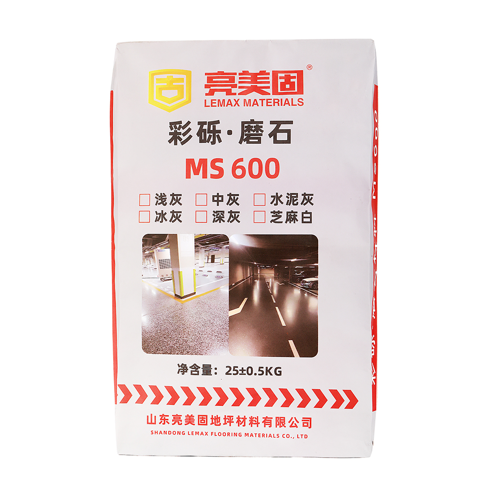 Dry-Shake Colored Aggregate Inorganic Terrazzo Flooring Material