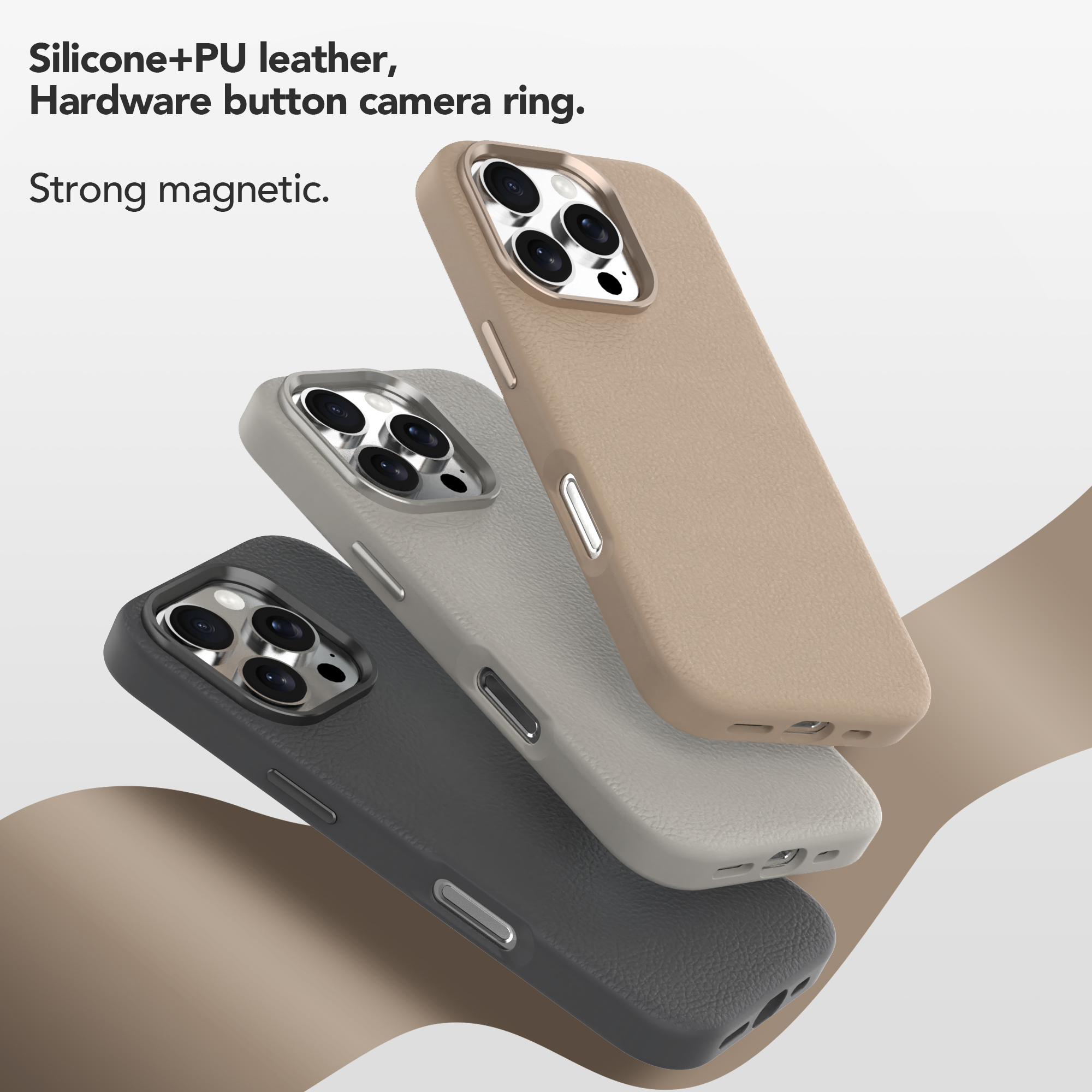 Custodia per telefono anticaduta con attrazione magnetica-4h0z