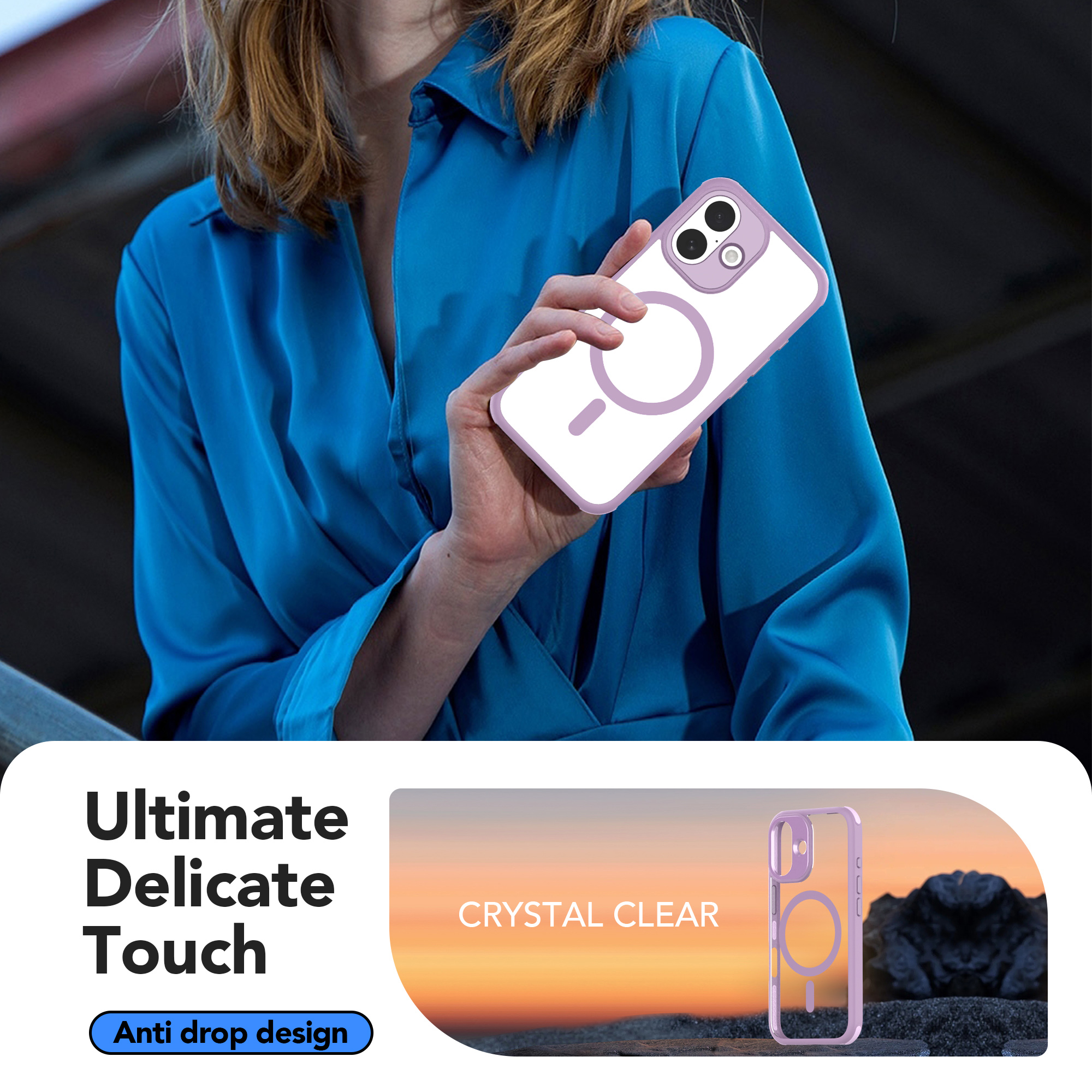 Magnetic Shockproof Phone Case-7vck