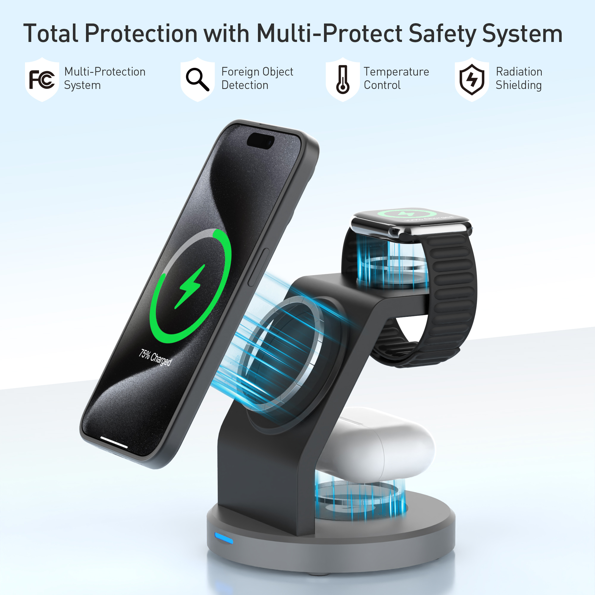 3-in-1 Multifunctional Wireless Charger2