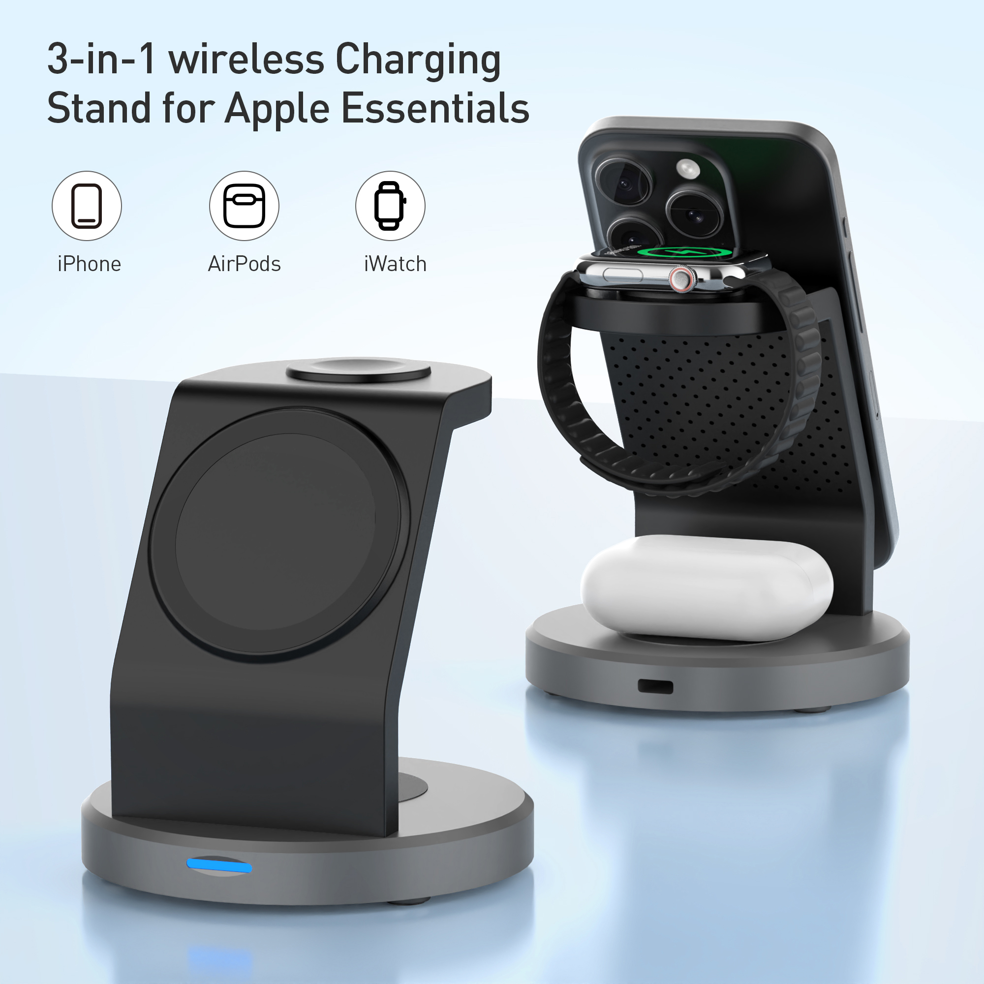 3-in-1 Multifunctional Wireless Charger3