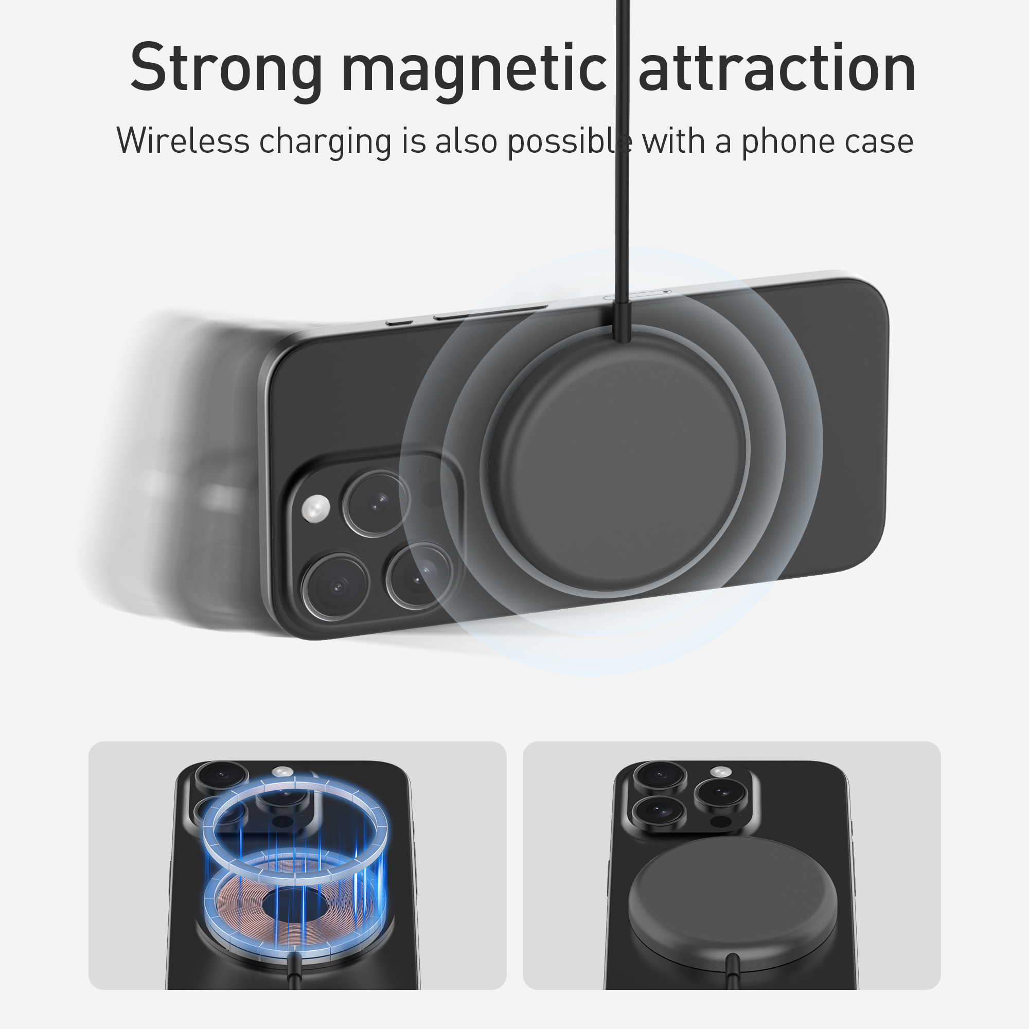 3 wireless charger stand for iphone