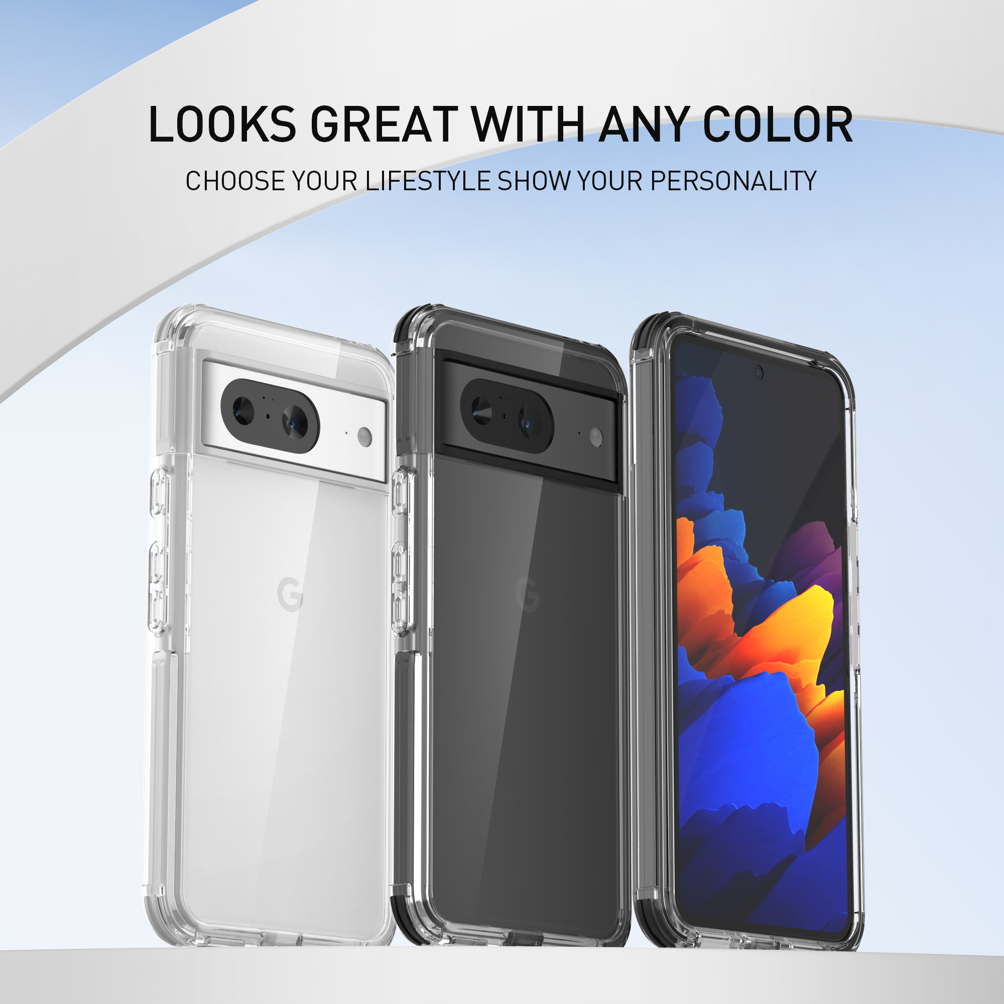 Прозрачный чехол для Google Pixel 83
