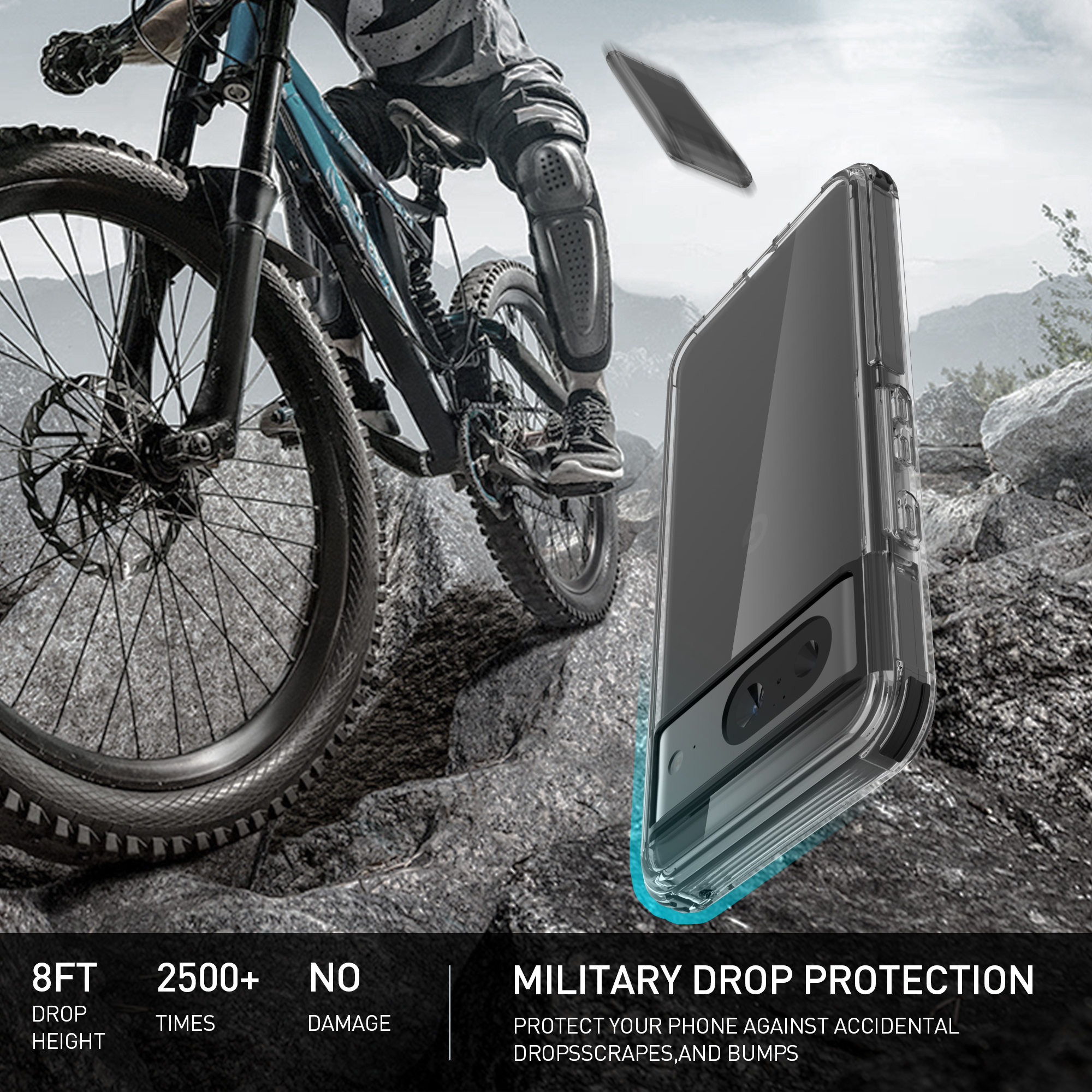 Прозрачный чехол для Google Pixel 89