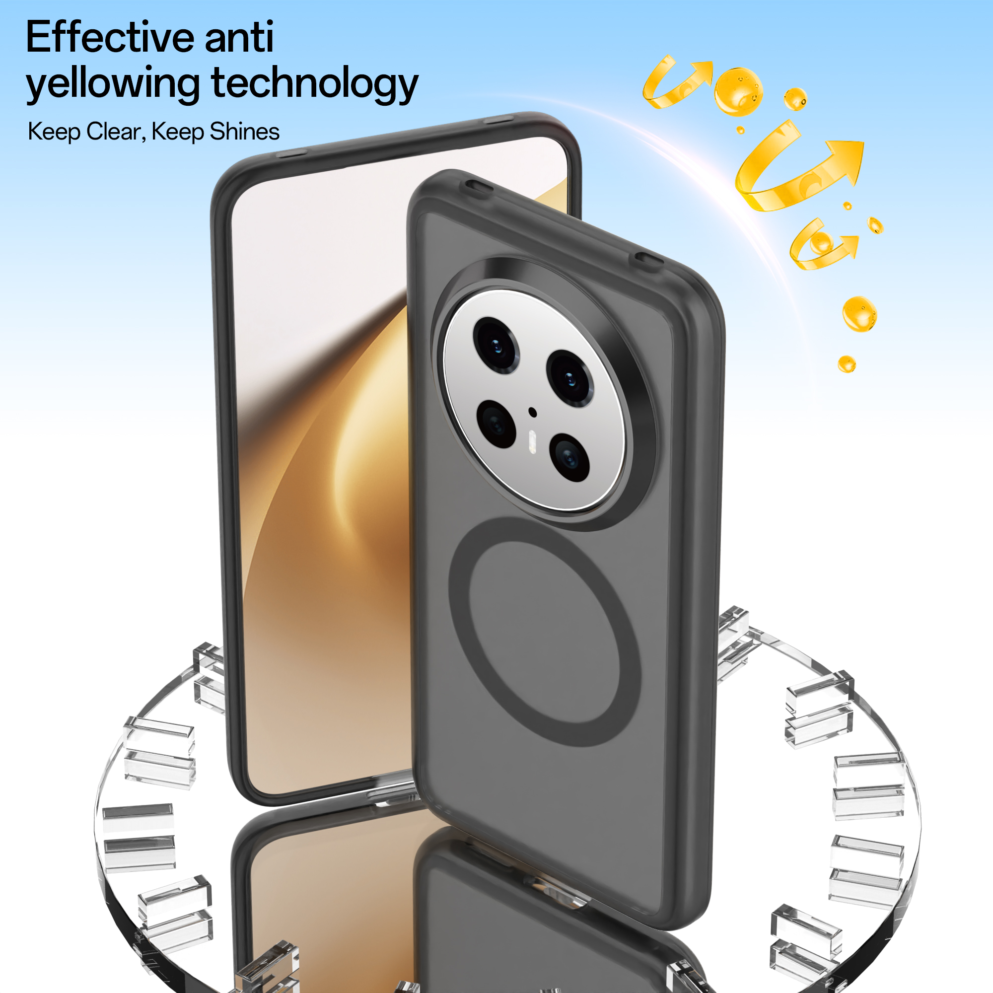 Custodia magnetica per telefono Huawei