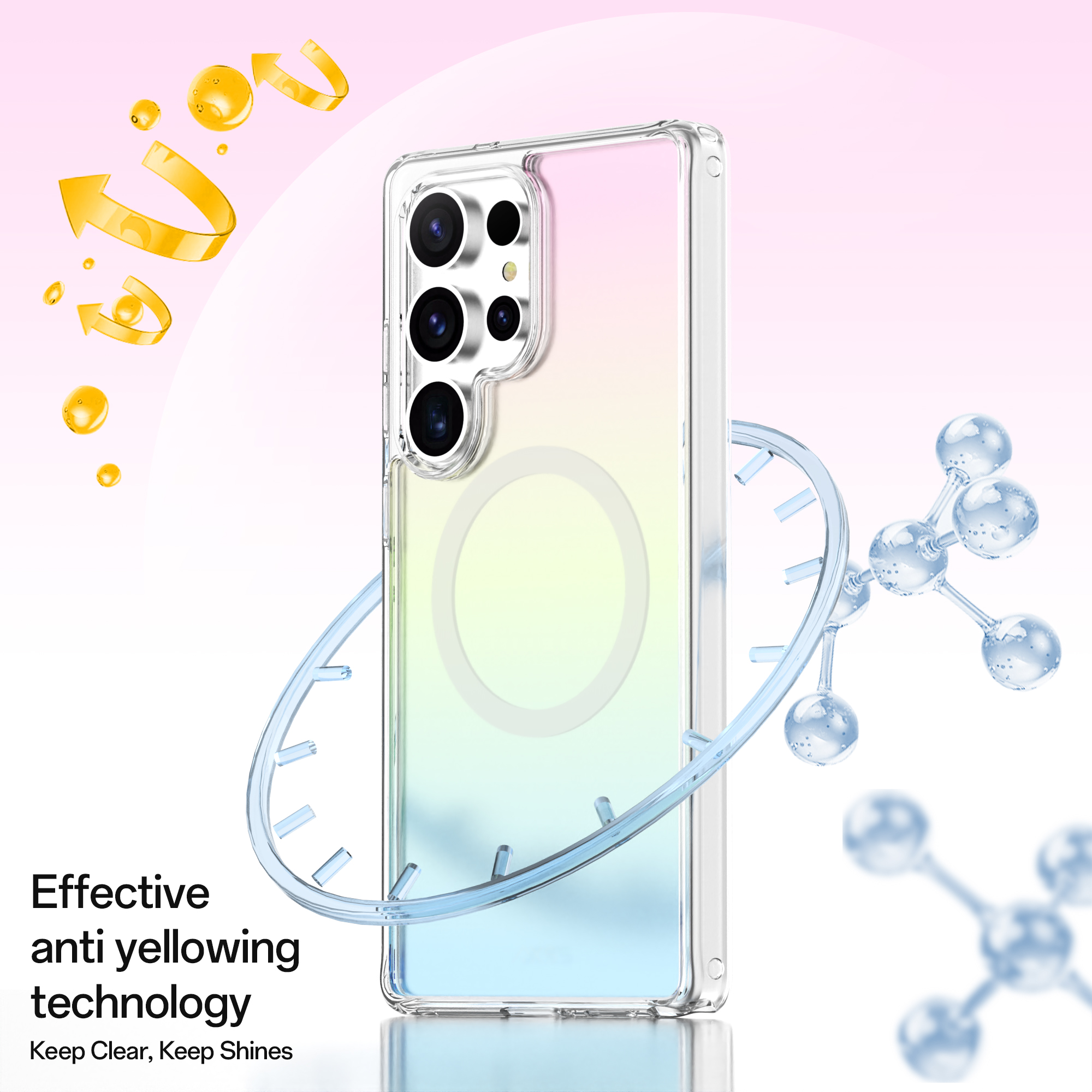 Çok Renkli Degrade Telefon Kılıfı6