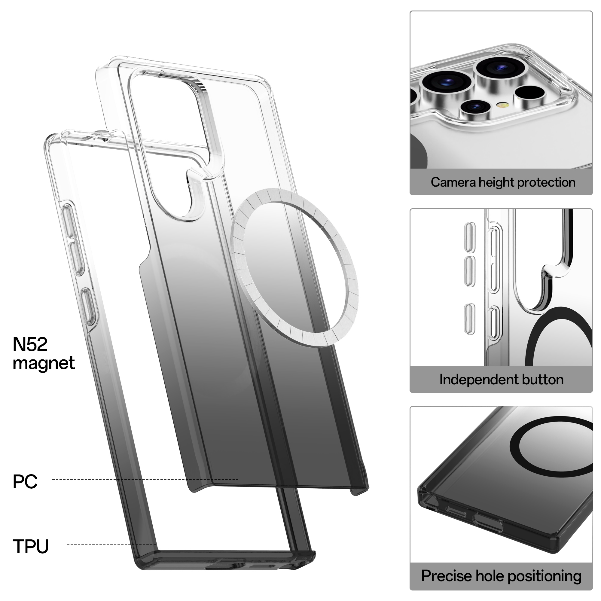 Coque de téléphone avec revêtement UV6