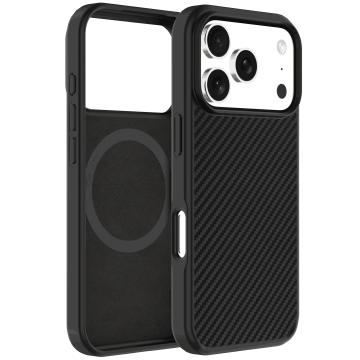 Carbon Fiber MagSafe iPhone 17 Pro Max Case - MIL-STD 810H Protection