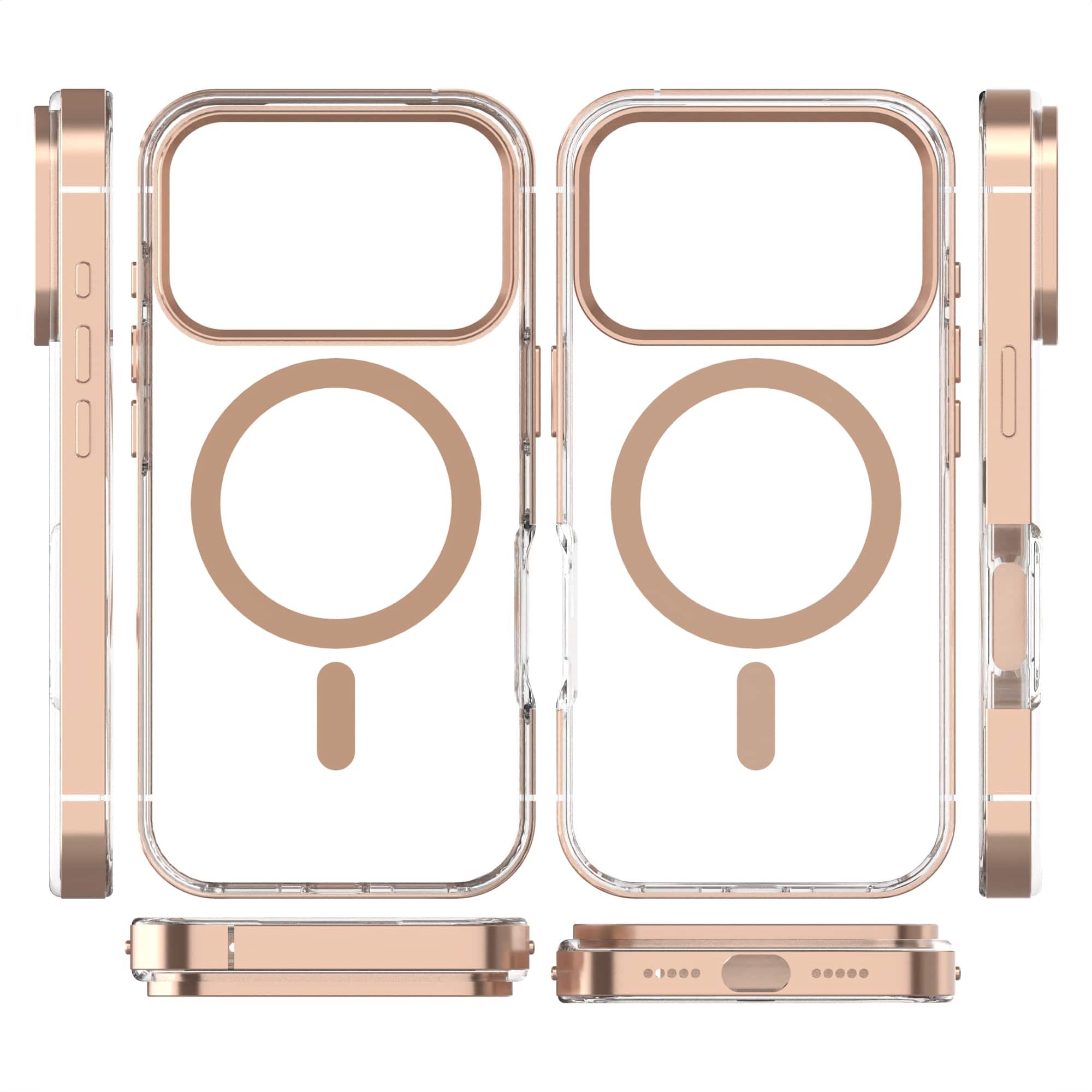Metal-Frame iPhone 17 Pro Max Case: MagSafe & 8FT Drop Protection