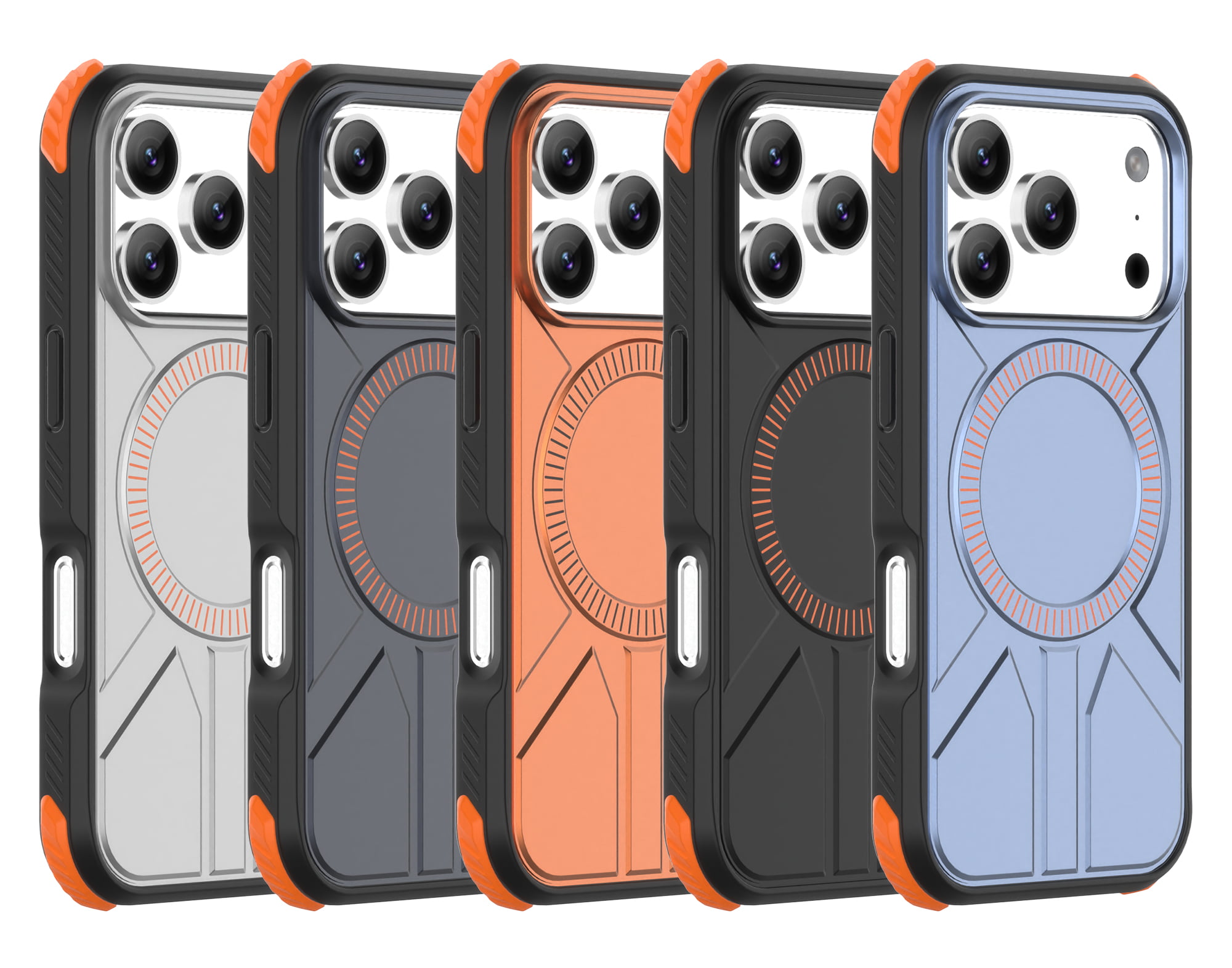 PC+TPU+TPE 10FT Drop iPhone 17 Pro Max Case | MagSafe Wholesale