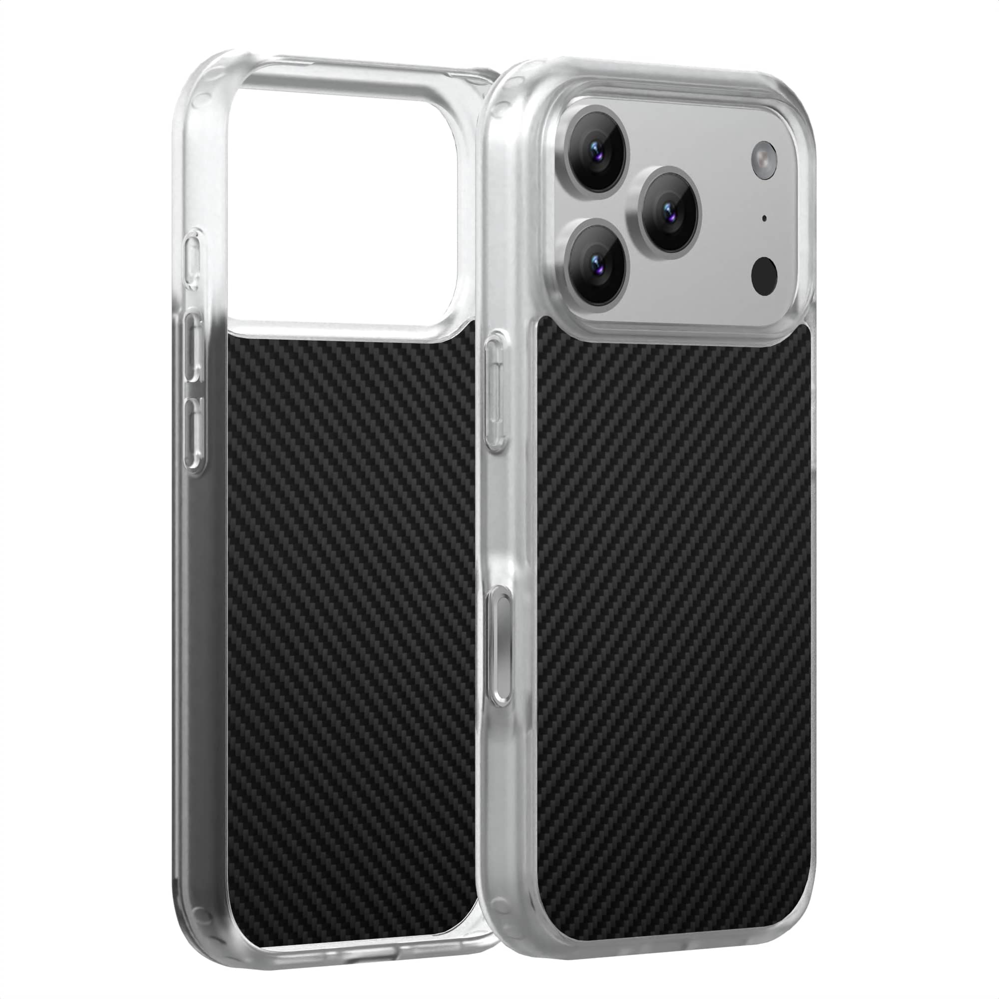 Military-Grade Drop Protection Custom Carbon Fiber Case for iPhone 17 Pro Max