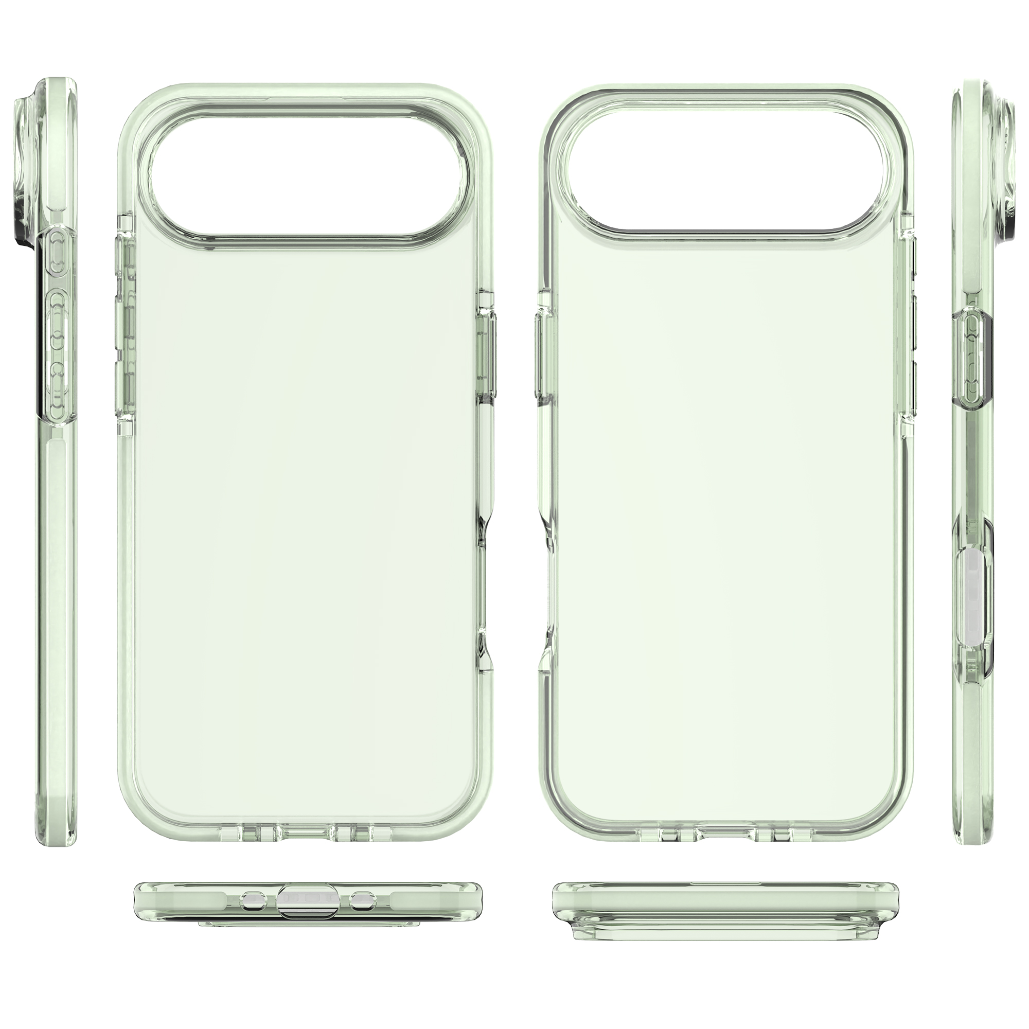 Anti-drop TPU+TPE Clear iPhone 17 Air Case | ODM Wholesale Supplier