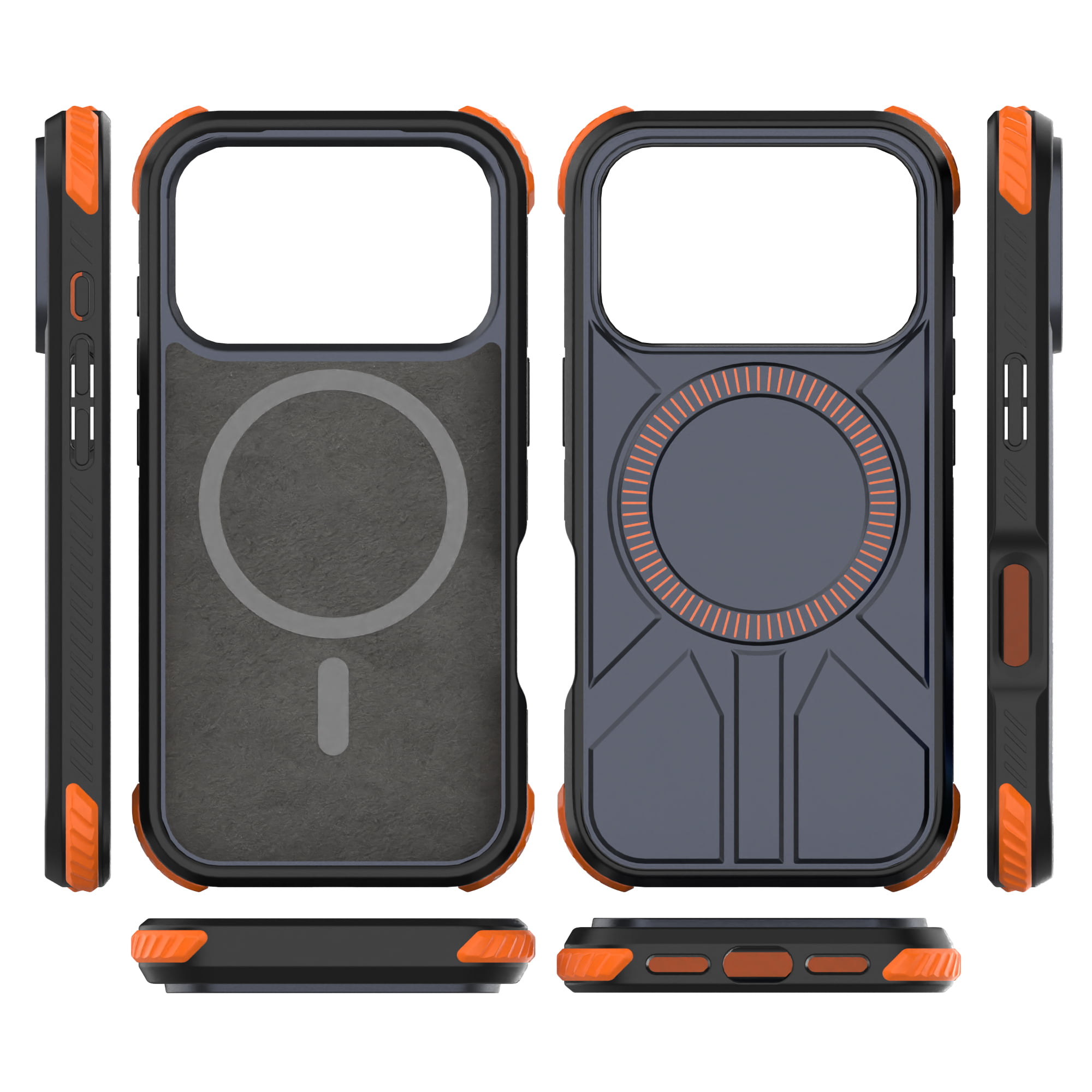 PC+TPU+TPE 10FT Drop iPhone 17 Pro Max Case | MagSafe Wholesale