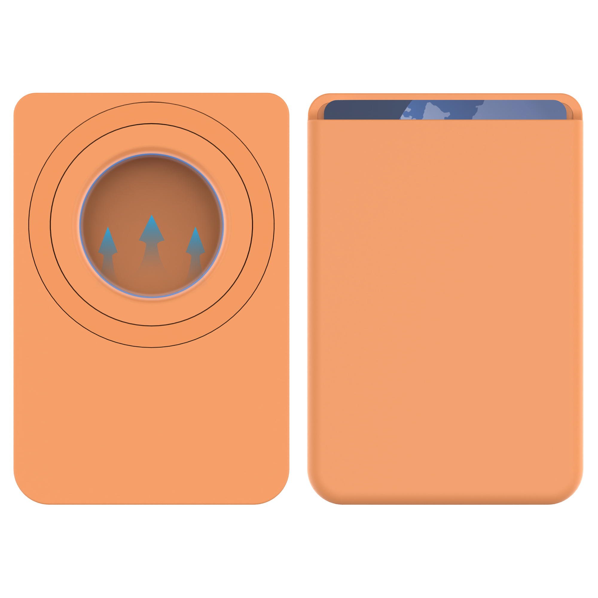 Magnetic Liquid Silicone Card Holder Wallet