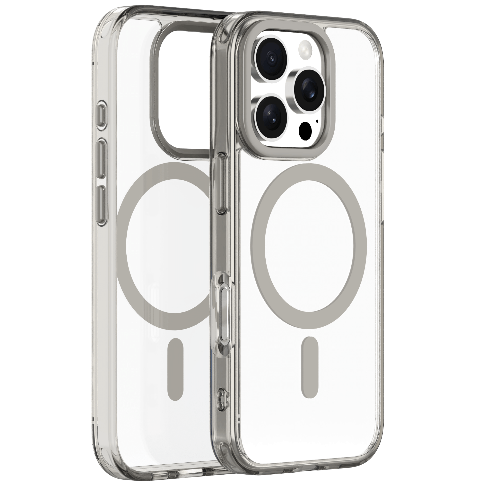 Camera Circle Detachable Logo Customization PC+TPU Iphone 17 16 Pro Max Case Supplier