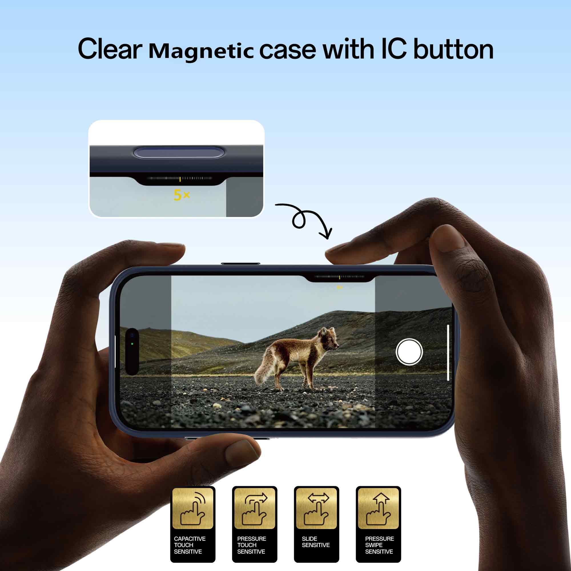 PC+TPU Capture Button Case - Wholesale iPhone 17 Pro MagSafe Cover